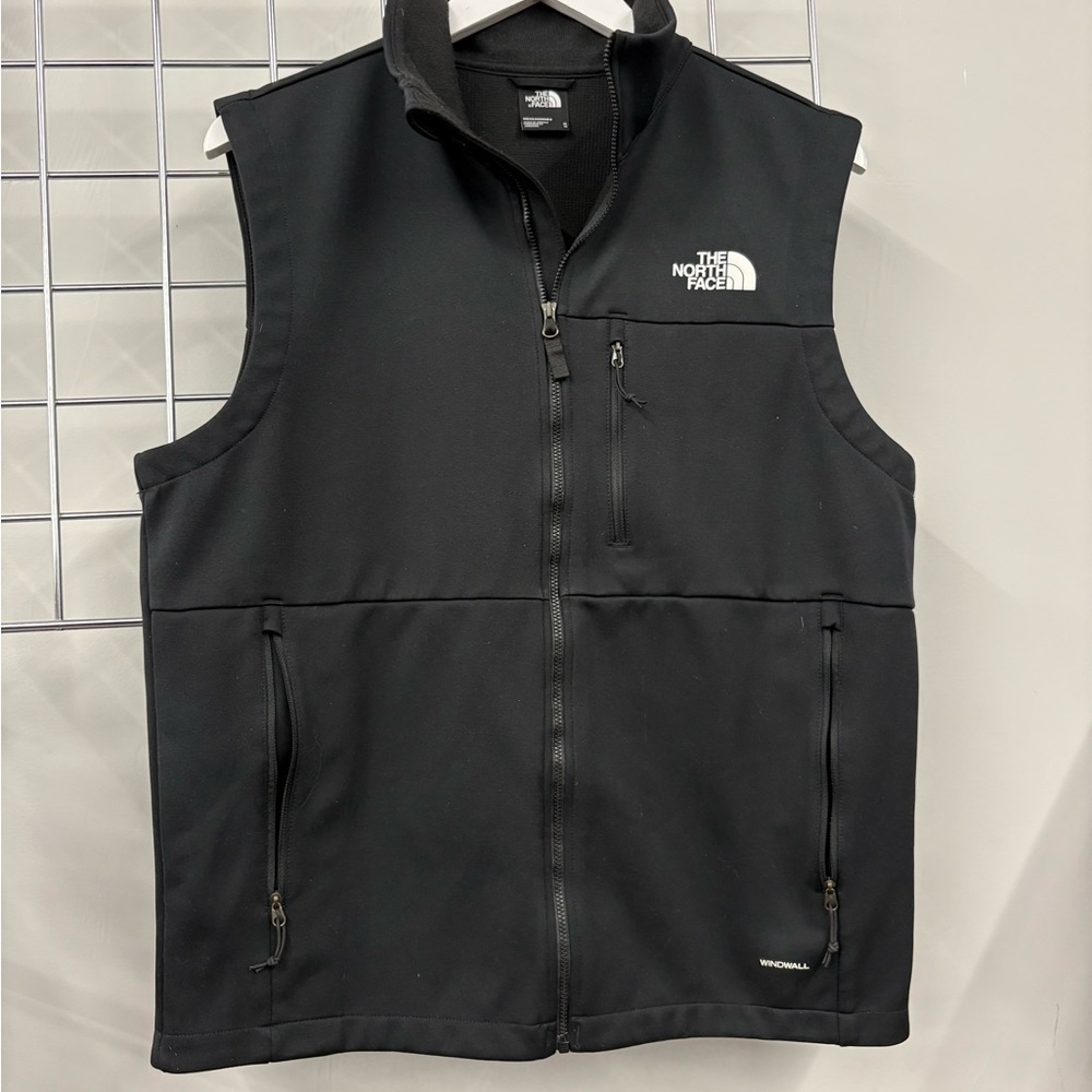 The North Face Black Softshell Windwall Vest - Me… - image 1